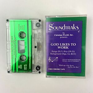 Soundtraks Christian World God Likes to Work Karaoke Cassette 1994